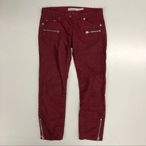 Isabel Marant zippered crop cord pant (38)